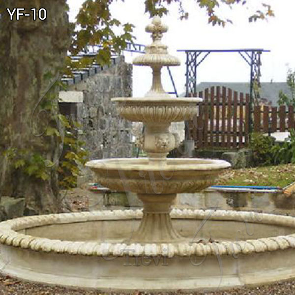 Large Granite Estate Fountain Fabrication 3 Tiered Marble ...