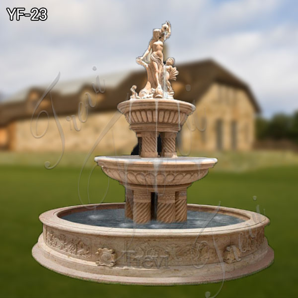 Large Carved Marble Fountains Cost Landscaping Stone Water ...