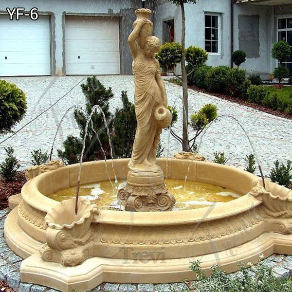 Classic design mini fountain for garden decor-marble water ...