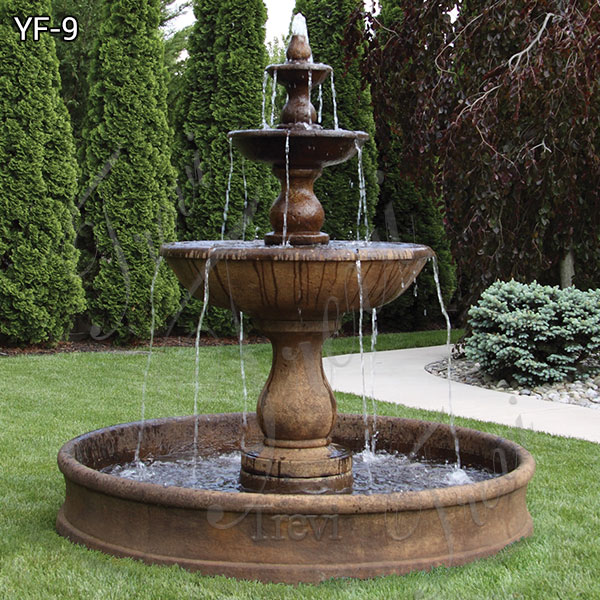 Classic design mini fountain for garden decor-marble water ...