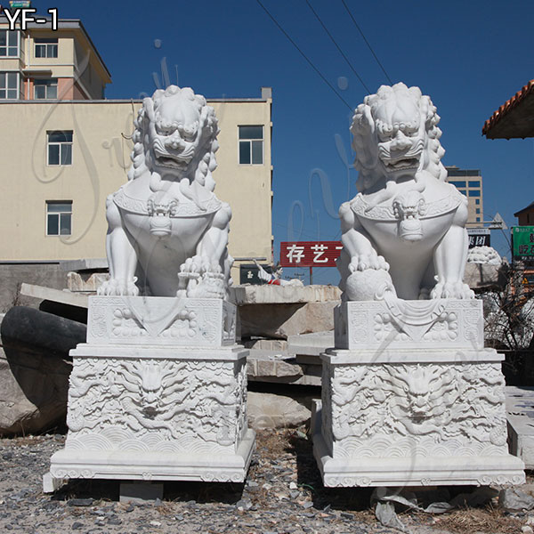 large fu dogs-Marble/stone Lion Statues|Sculptures Sale