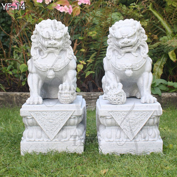 Factory Supply marble foo dog statues ... - lion-sculpture.com