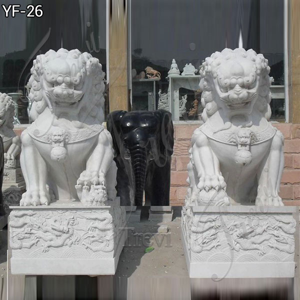 Stone Antique Chinese Foo Dog Statues & Figurines | eBay