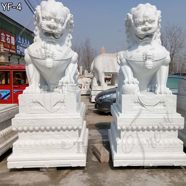 white lion statues | eBay