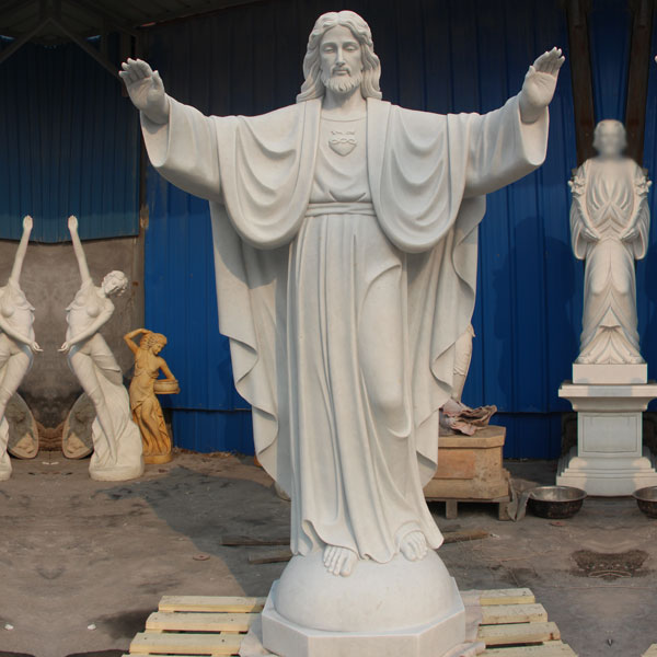 Scared heart of Jesus christ garden marble statues costs TCH-06