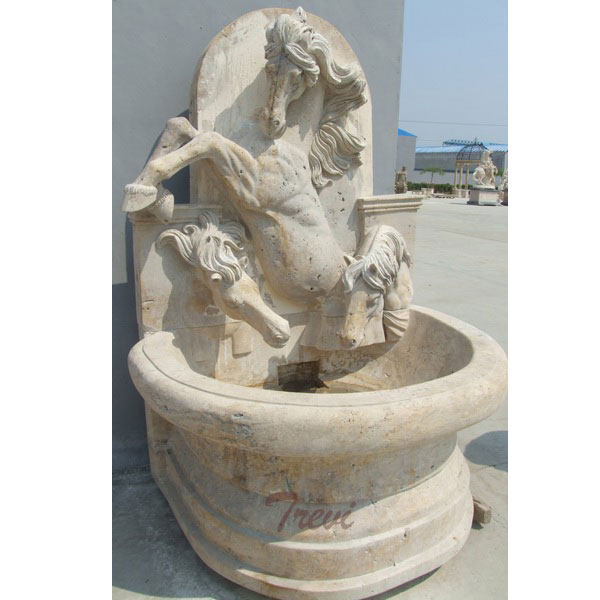 Wall mounted horse water garden fountains for indoor home depot TMF-14