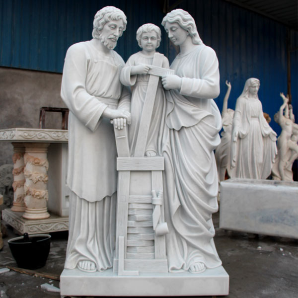 Catholic Holy family garden marble statues and decor online sale TCH-35