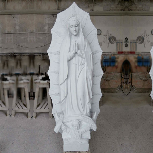 Catholic marble Our Lady of Guadalupe garden statues online TCH-40