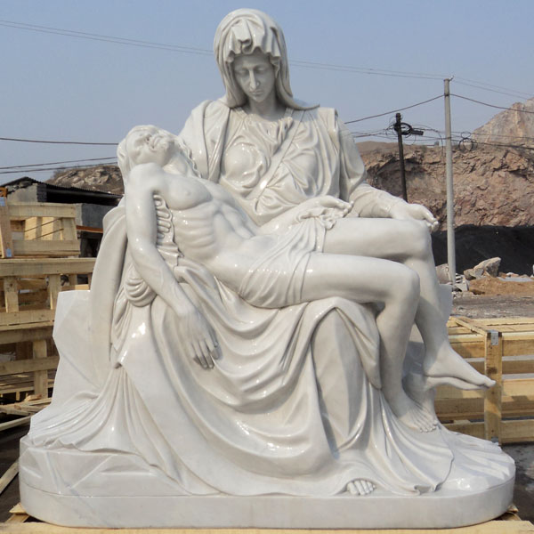Church religious garden stone statues of Michelangelo’s Pieta online sale TCH-42