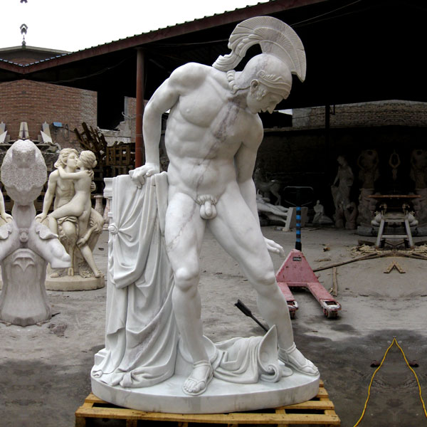 Famous garden art God of war Ares statues marble replica TCH-17