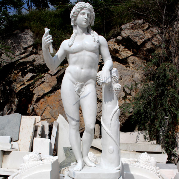 Life size marble famous garden sculptures God of wine Dionysus for sale TCH-13