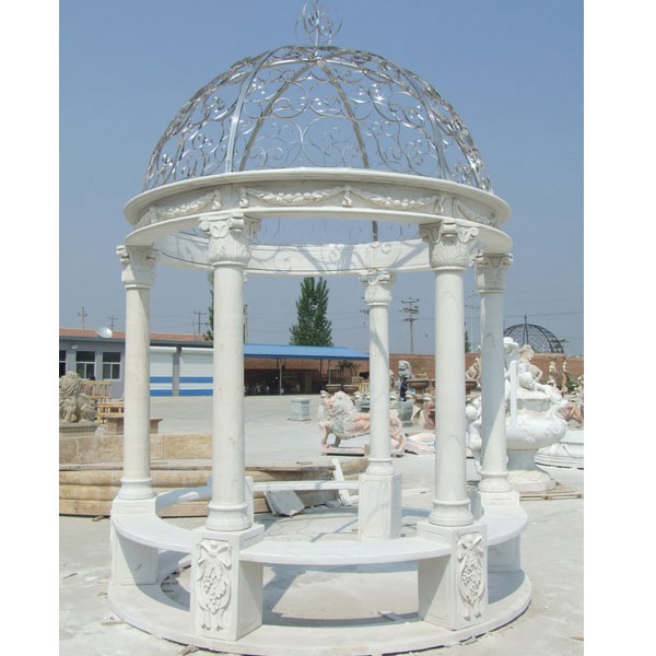 Round pavilion for backyard ornament outdoor decor TMG-11