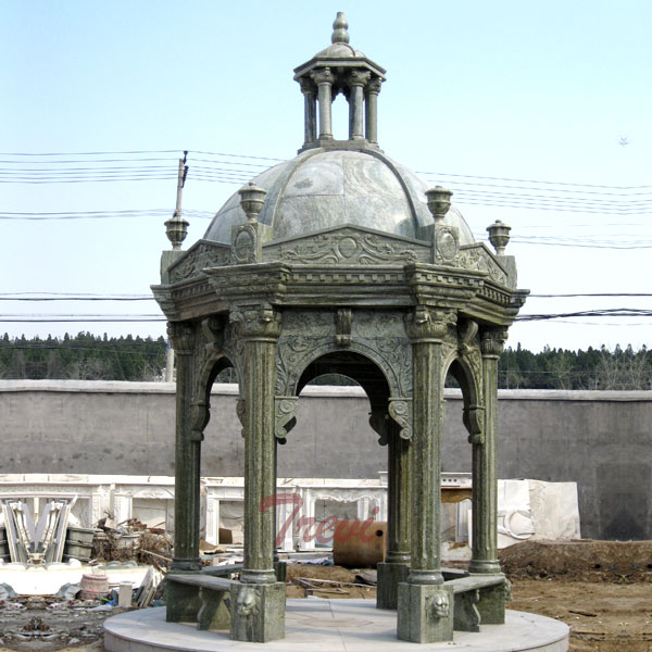 Antique Italian marble decorative gazebo for outdoor ornaments costs TMG-25