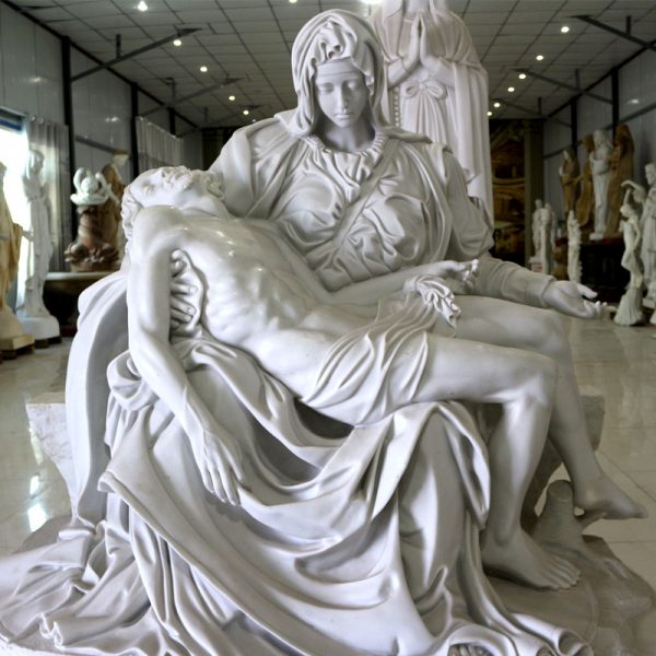 Church religious garden statues of Michelangelo’s Pieta online sale TCH-48