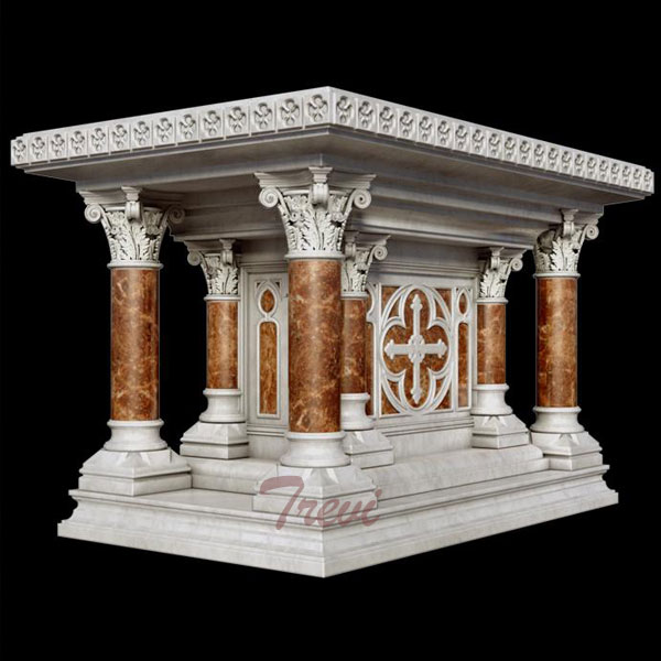 Buy modern marble altar table designs for church decoration TCH-115