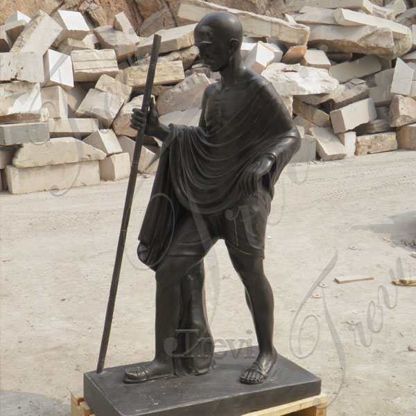 Custom India superhero stone statues of Gandhi for sale TMC-28