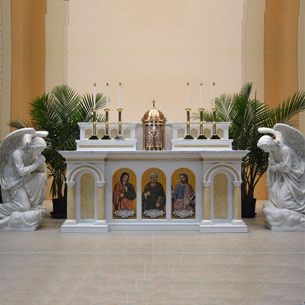 Why is Stone (Marble) best material to made of church altar?