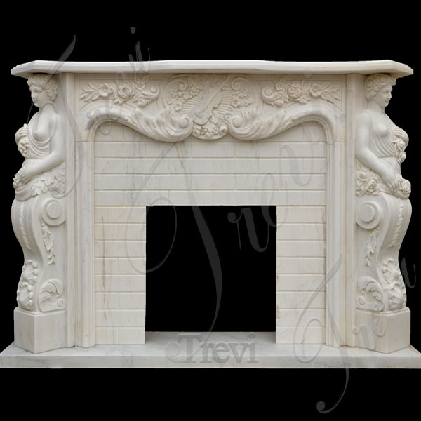 Decorating large french style fireplace mantels shelf for sale TMFP-14