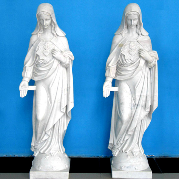 Our lady immaculate heart of mary statues fatima catholic religious outdoor garden sculpture to buy online TCH-224