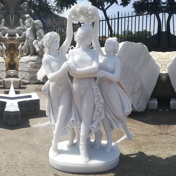 Can the Three Graces Statues of Natural Marble be Exposed to the Outdoors?